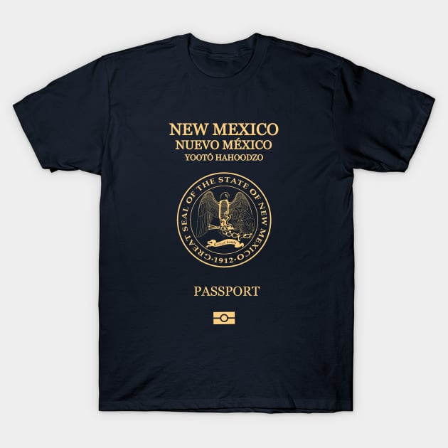 New Mexico passport T-Shirt by Travellers